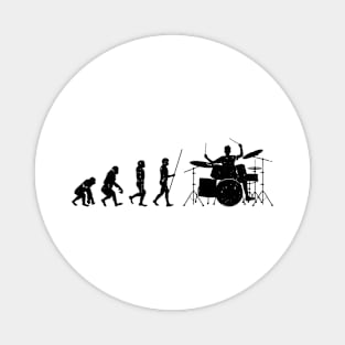 Funny Drummer Evolution Drumming Lover Drum Magnet